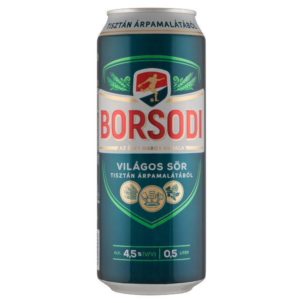Borsodi 0.5 L dobozos DRS
