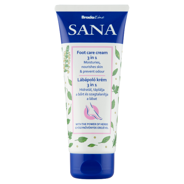 Sana lábápoló krém 100ml frissítő 3in1