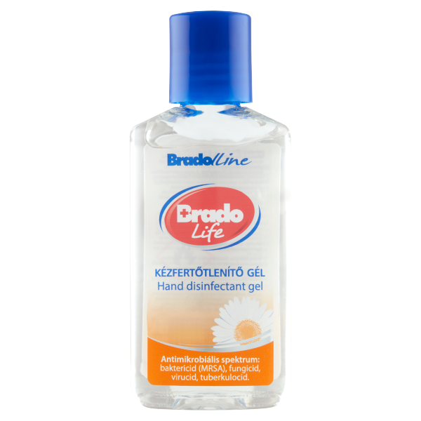 Bradolife kézfertőtlenítő gél 50ml kamilla