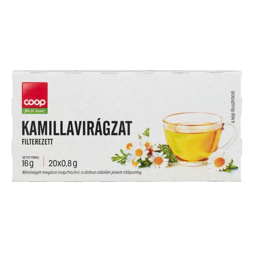 COOP TEA KAMILLAVIRÁG BOR.FILT.20X0.8G