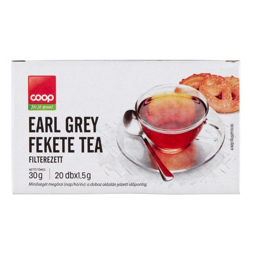 COOP TEA EARL GREY BOR.FILT 20X1.5G