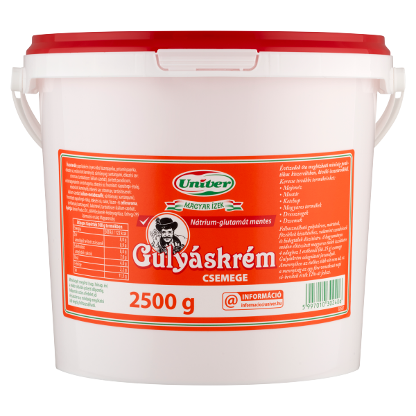 Gulyás alapkrém csem.2.5kg