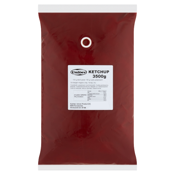 Univer ketchup zsákos 3500g