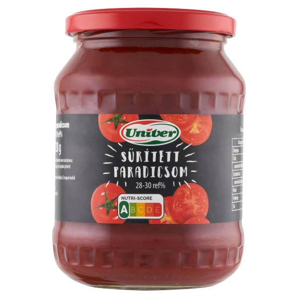 Univer sűrített paradicsom üveges 28-30% 720g