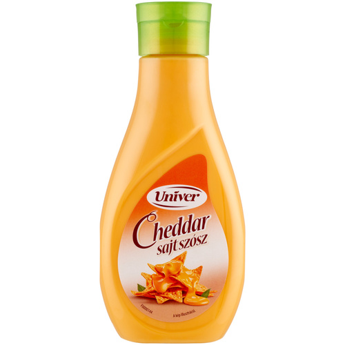 UNIVER CHEDDAR SAJT SZÓSZ FL 410g