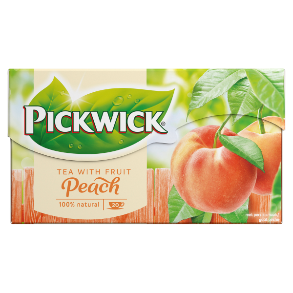 SL Pickwick fekete tea Őszibarack 20*1,5g