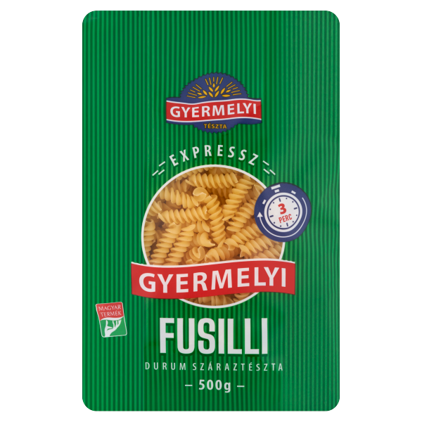 Gyermelyi Expressz Fusilli durum 500g