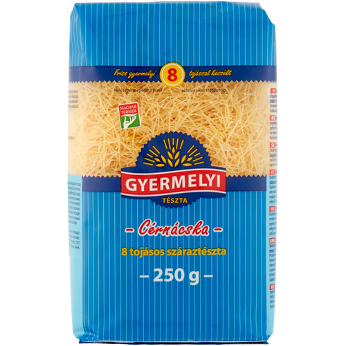 GYERMELYI TÉSZTA 8TOJ.CÉRNÁCSKA 250G