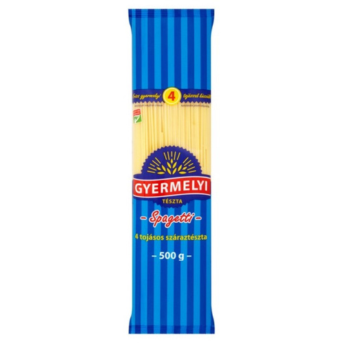 GYERMELYI TÉSZTA 4TOJ.SPAGETTI 500G