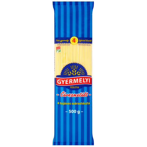 GYERMELYI TÉSZTA 4TOJ.CÉRNAMETÉLT 500g