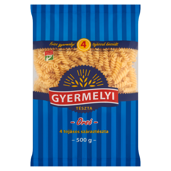 GYERMELYI TÉSZTA 4TOJ.ORSÓ 500G