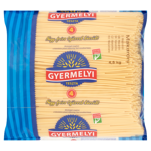 Gyermelyi Makaróni öml 9 Kg