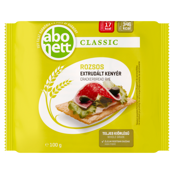 Abonett extrudált kenyér rozsos 100g /12/
