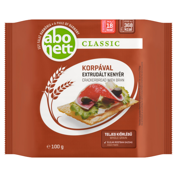 Abonett extrudált kenyér korpás 100 /12/