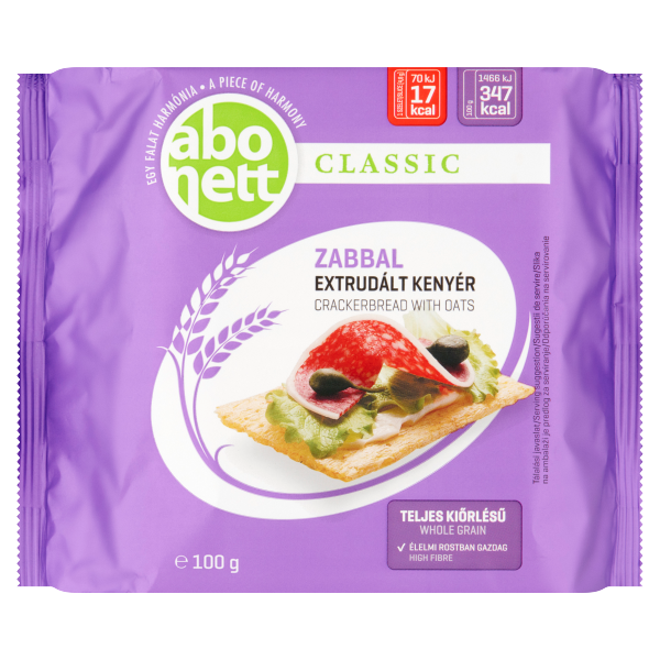 Abonett extrudált kenyér zabos 100g /12/