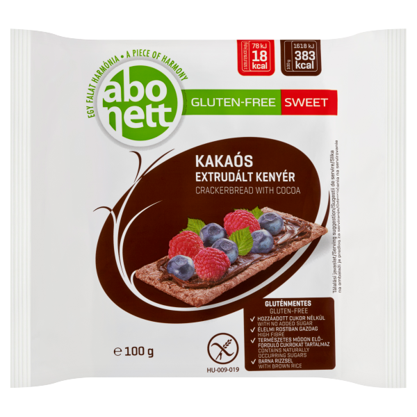 Abonett extr.kenyér Glut.m.kakaós 100g