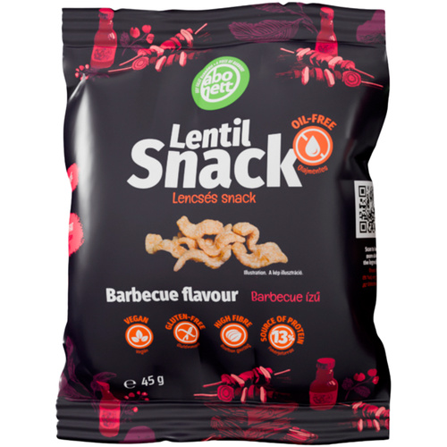 Abonett Lencsés Snack Barbecue ízű 45g