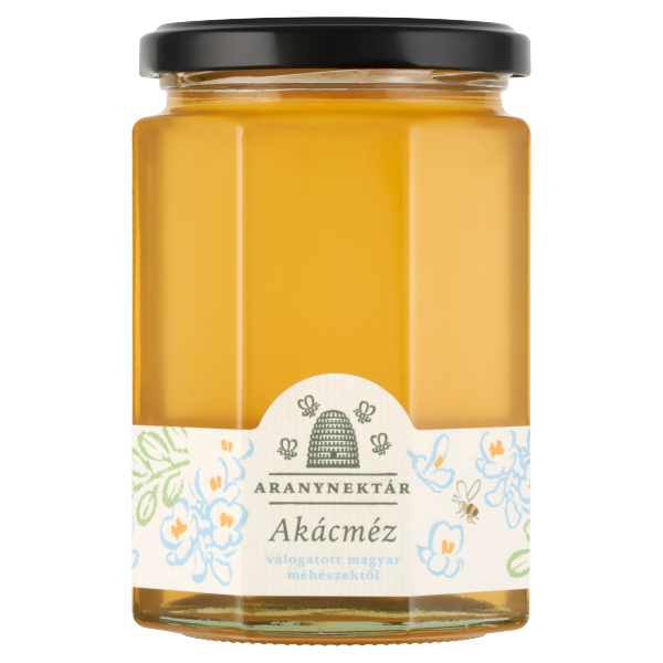 ARANYNEKTÁR AKÁCMÉZ ÜVEGES 500G