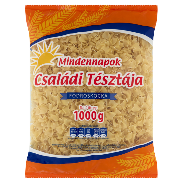 Mindennap Csal.Tészt. Fodroskocka 1kg