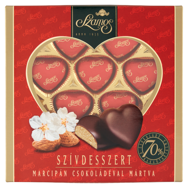 Szamos Szívdesszert díszdoboz 130g