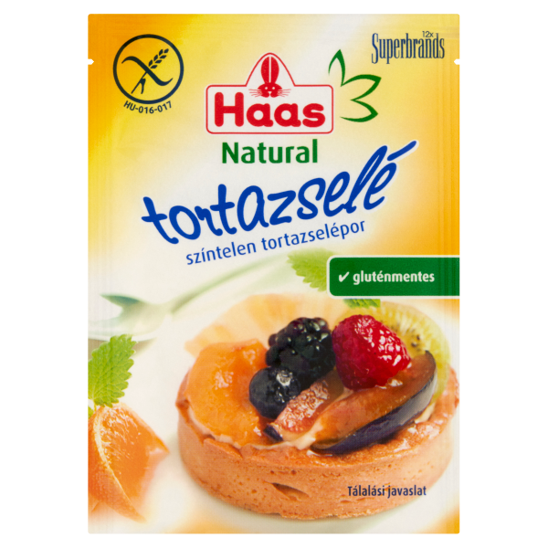 Haas Natural Színtelen tortazselépor 11g