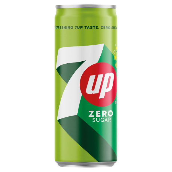 7UP Zero 0.33 L dobozos DRS