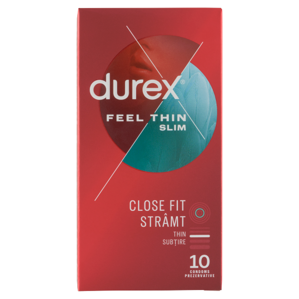 Durex óvszer 10db Feel Thin Slim Fit