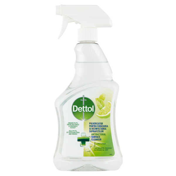 Dettol Antibakteriális felülettisztító spray 500ml Lime&Menta
