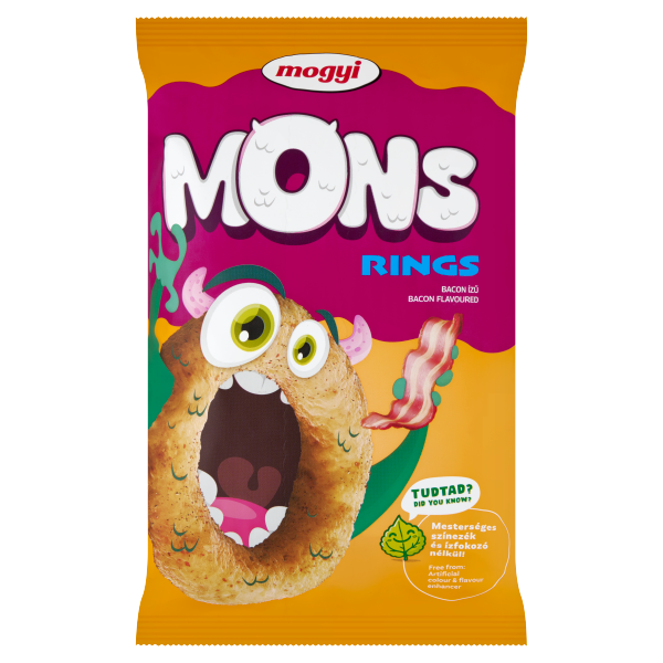 Mogyi Mons Rings bacon ízű 70g