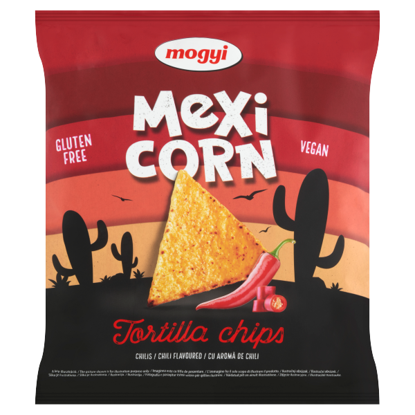 MOGYI MexiCorn Tortilla Chips Chilis 90g