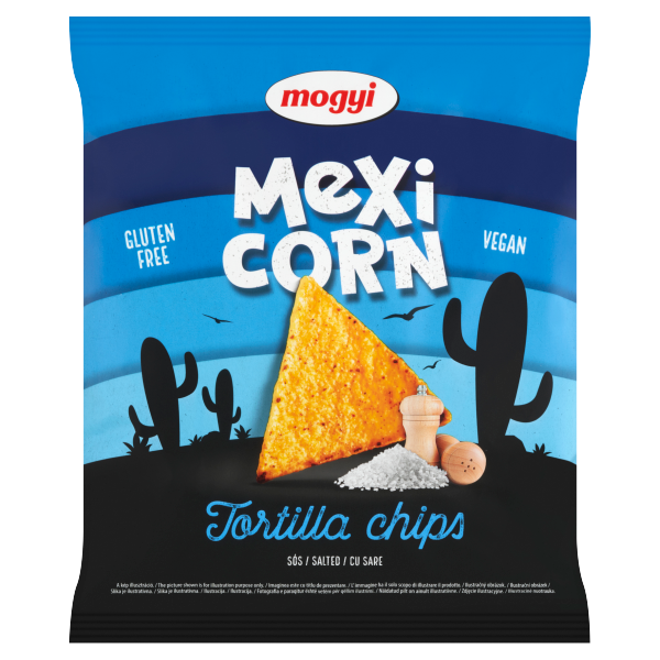MOGYI MexiCorn Tortilla Chips sós 90g