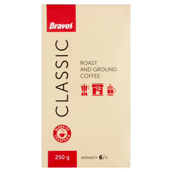 Bravos Classic őrölt kávé 250 g