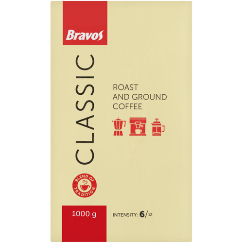 Bravos Classic őrölt kávé 1 KG