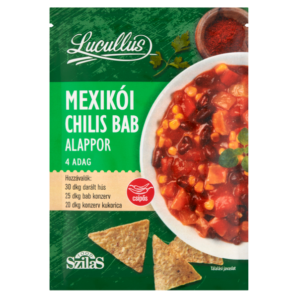 LUCULLUS MEXIKÓI Chilis bab alappor 45g