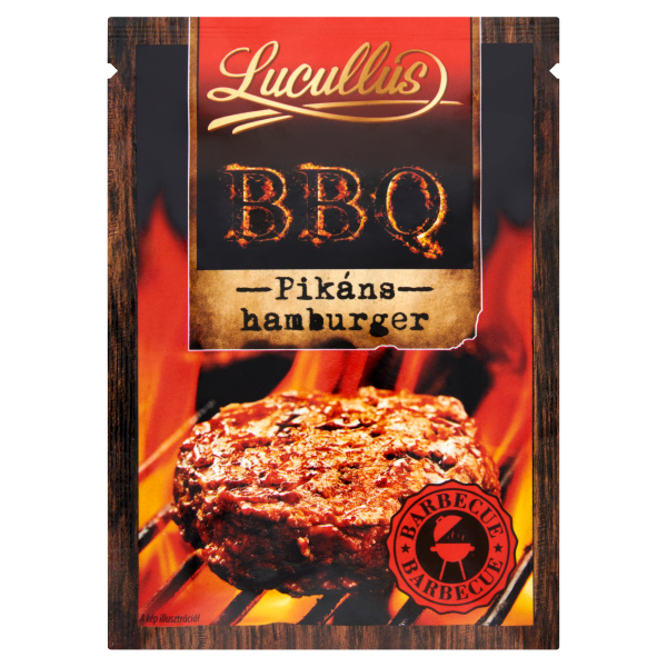 LUCULLUS BBQ PIKÁNS HAMBURGER 43G