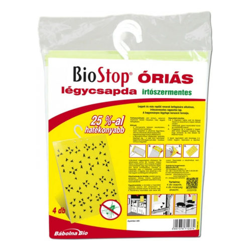 Biostop Plus ragasztós légycsapda 4db