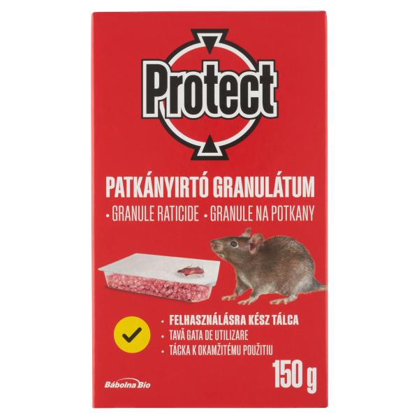 Protect Rágcsálóirtó Granulátum 150g (patkányirtó) Új