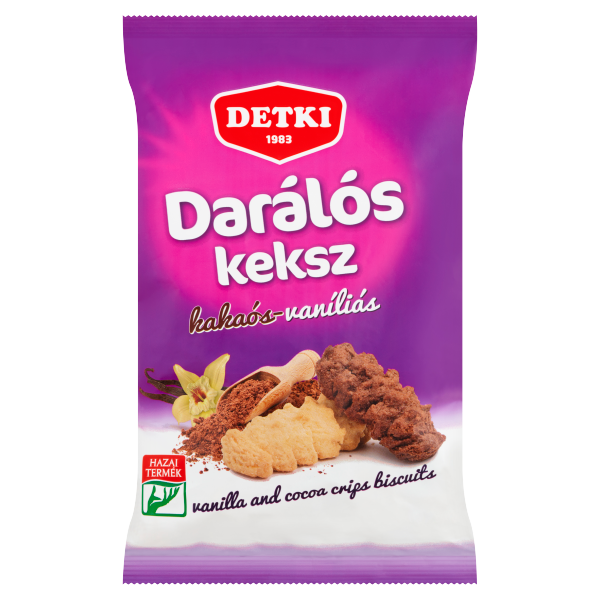 Detki Darálós vaníliás és kakaós omlós keksz 200g /18/