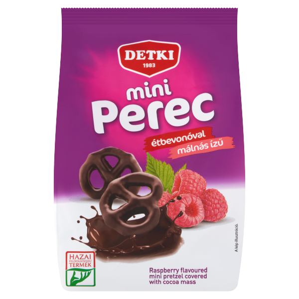 Detki Mini Perec Málnás ét Mártva 160g