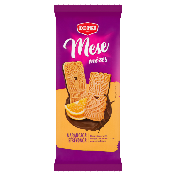 Detki Mese Mézes linzer Narancsos ét 180g