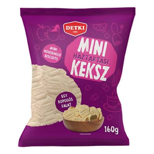 Detki Mini Háztartási keksz 160g /18/