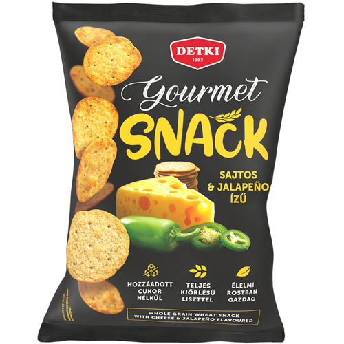 Detki Gourmet Snack sajt-jalapeno 100g
