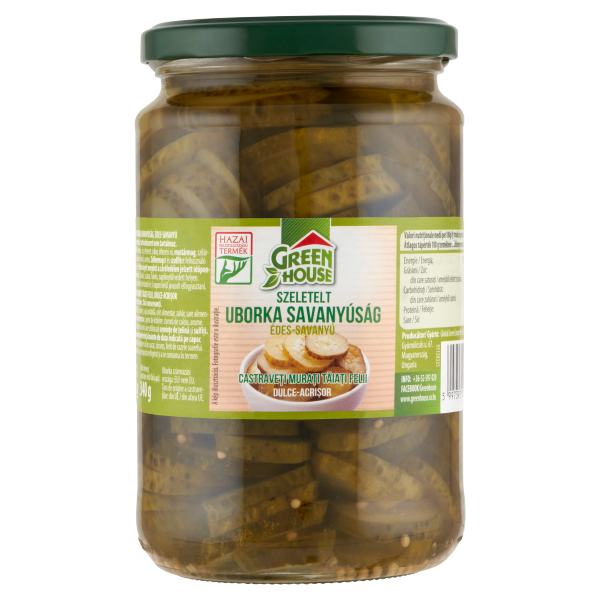 Greenhouse szeletelt uborka 720ml