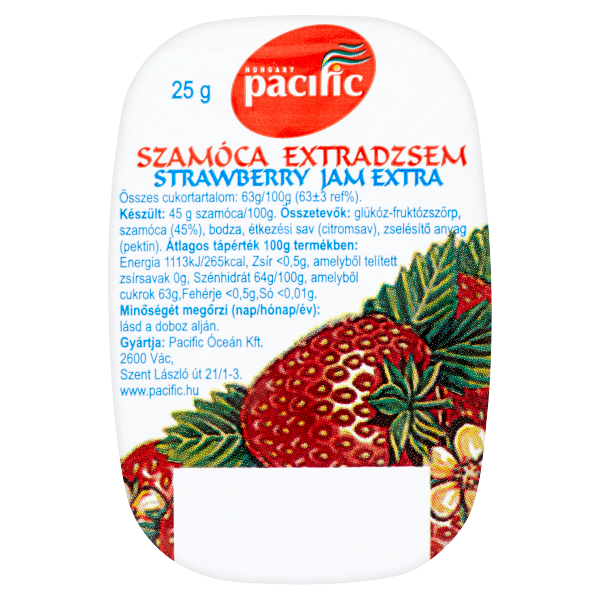 Szamóca extra dzsem 25gr