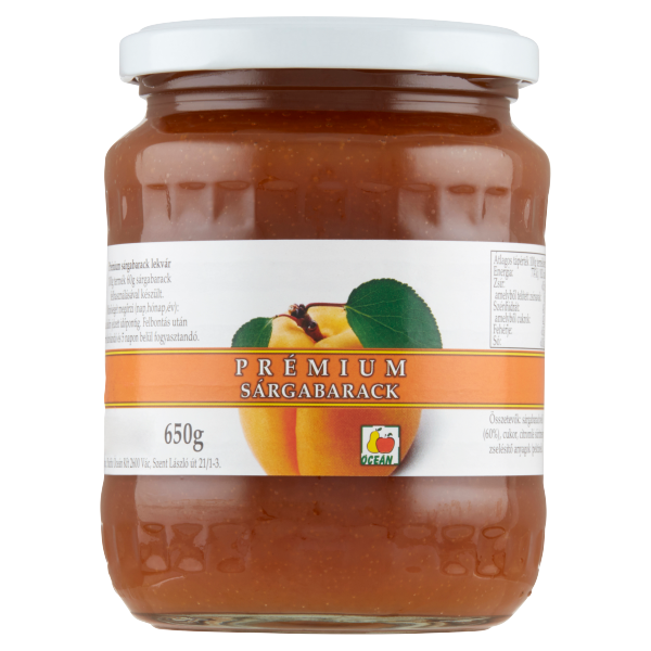 Óceán Prémium lekvár Sárgabarack 650g