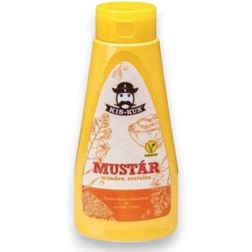 KIS-KUN Mustár 500g Vegán, flakon