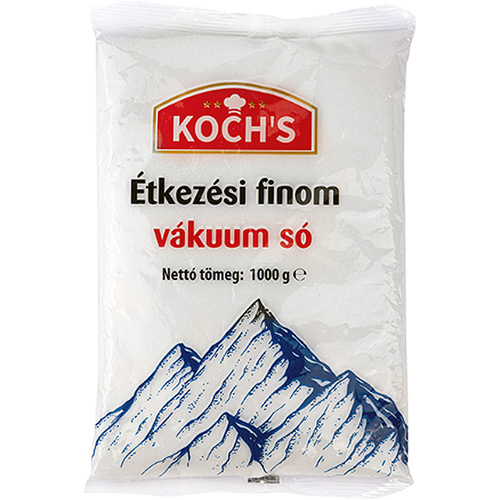 KOCH'S Étkezési finom vákuum só 1kg