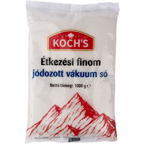 KOCH'S Étkezési finom jód.vákuum só 1kg