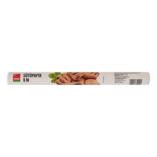 COOP SZILIKONOS SÜTŐPAPÍR 8M