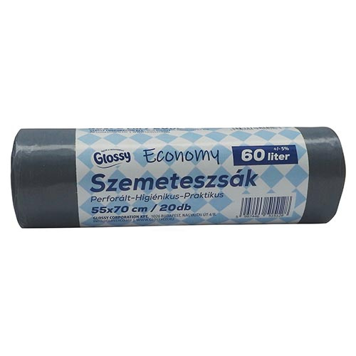 Glossy ECO. szemeteszsák 60L 20db
